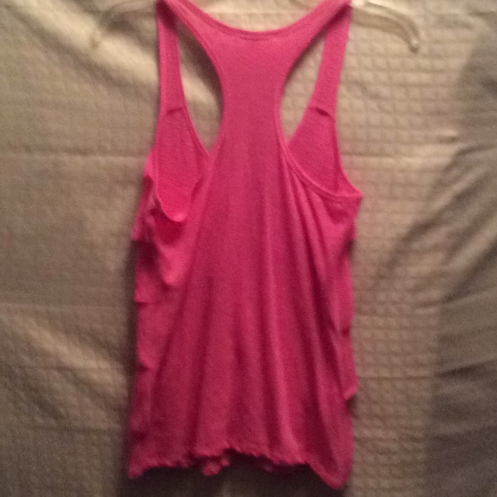 Aeropostale Ruffle Pink Top - Picture 2 of 4